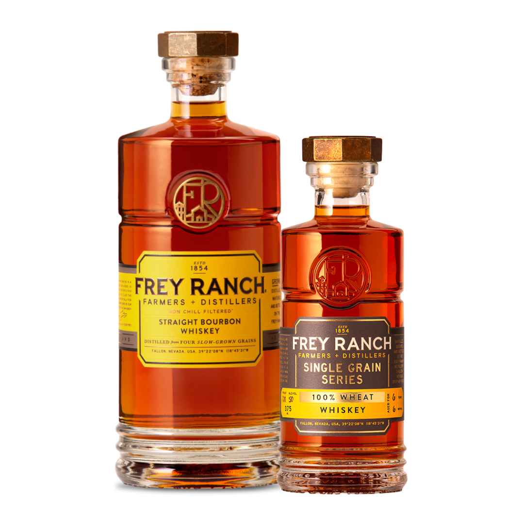 100% Wheat Whiskey 375ml + Signature Bourbon