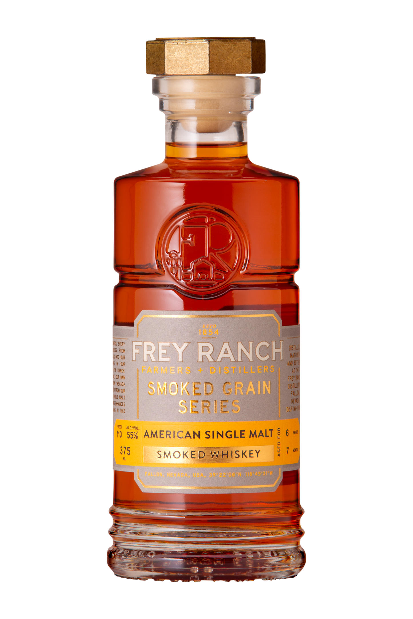 AMERICAN SINGLE MALT SMOKED WHISKEY 375ml