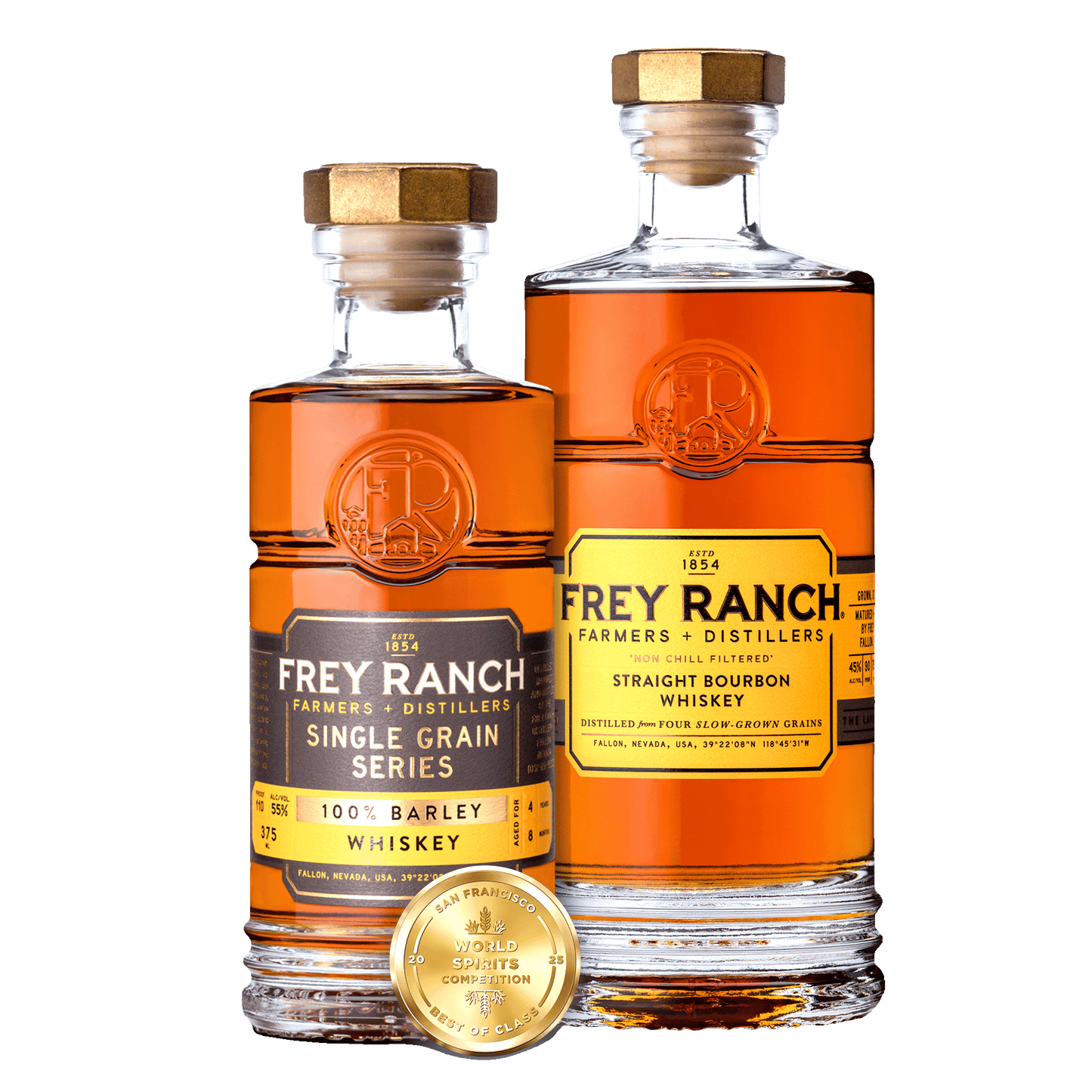 100% Barley 375ml + Straight Bourbon Whiskey