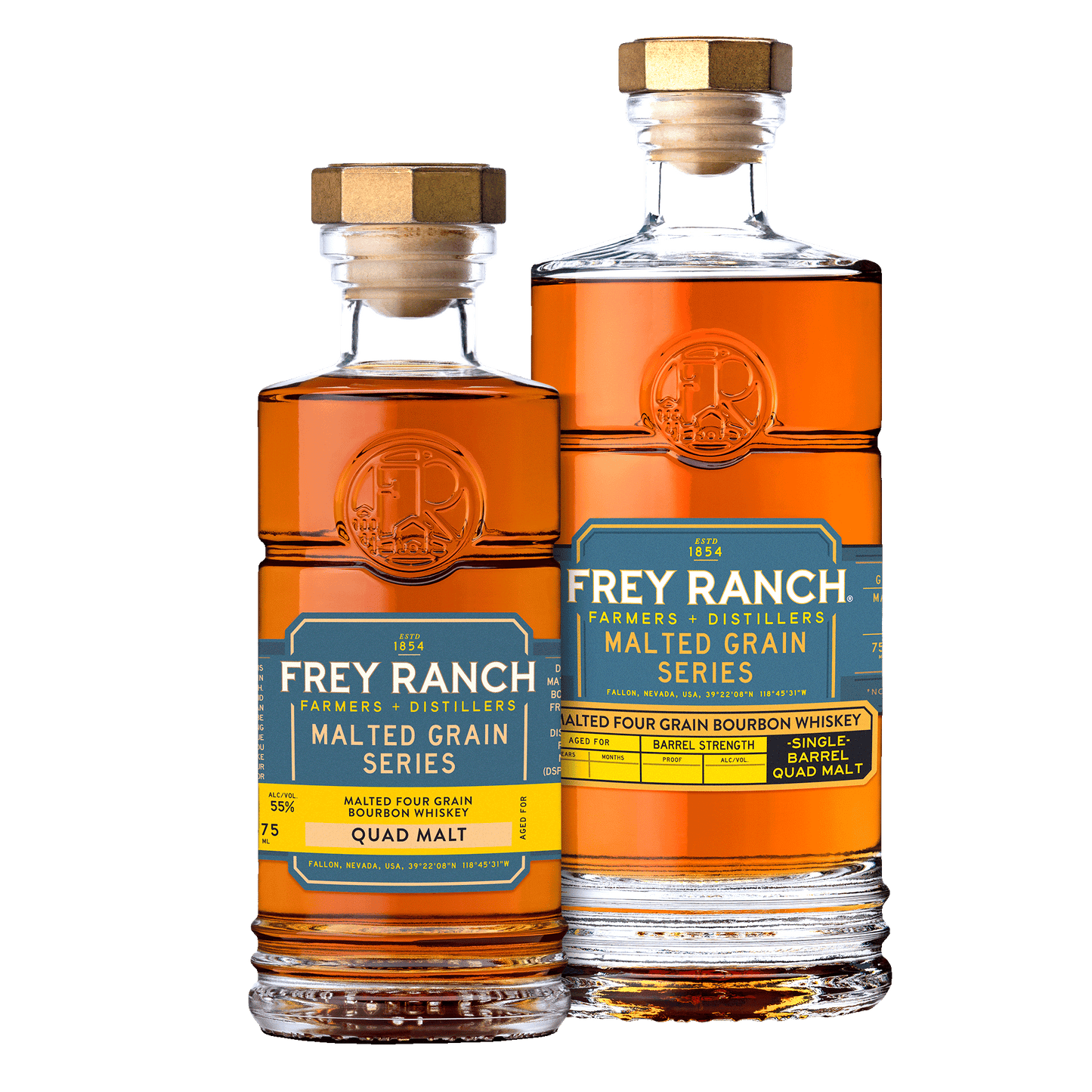Quad Malt Combo: Malted Four Grain Bourbon Single Barrel #3041 + Malted Four Grain Bourbon Blend 375ml