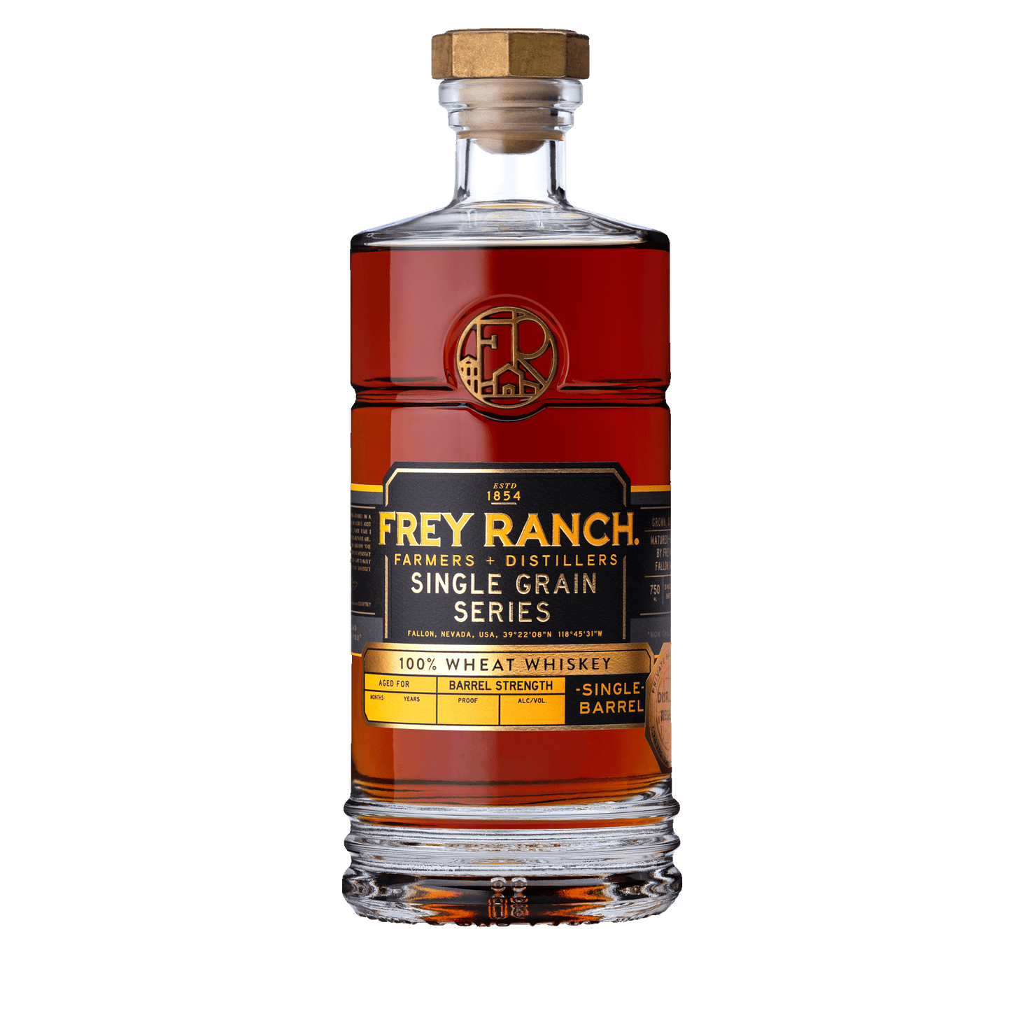 Frey Ranch 100% Wheat Whiskey Single Barrel #1214