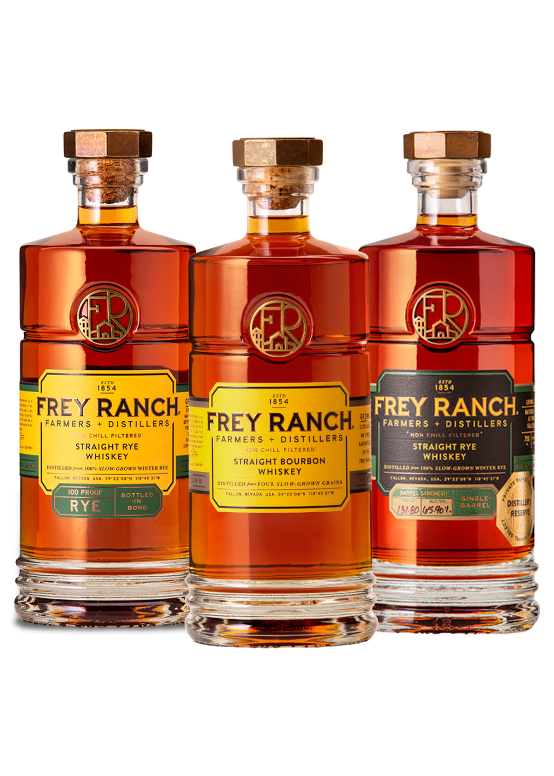 Frey Ranch Complete Collection With Single Barrel Rye Whiskey