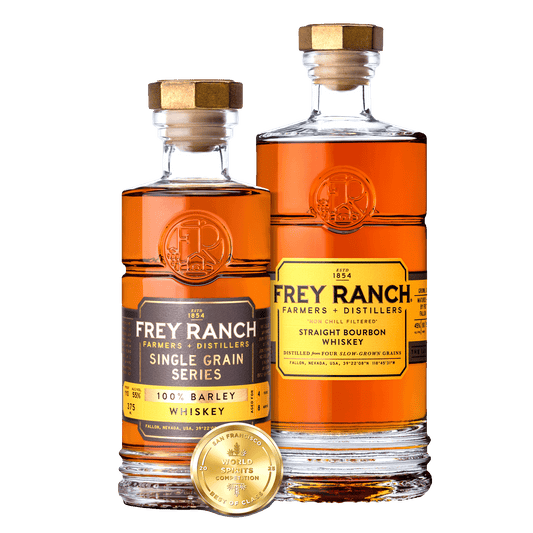 100% Barley 375ml + Straight Bourbon Whiskey