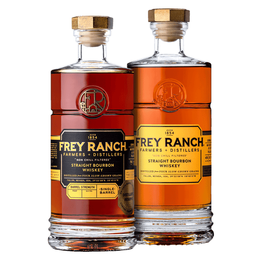 Frey Ranch Single Barrel Bourbon #3090 + Four Grain Bourbon