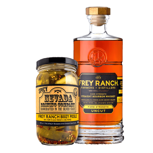 Farm Strength Bourbon + Boozy Pickles