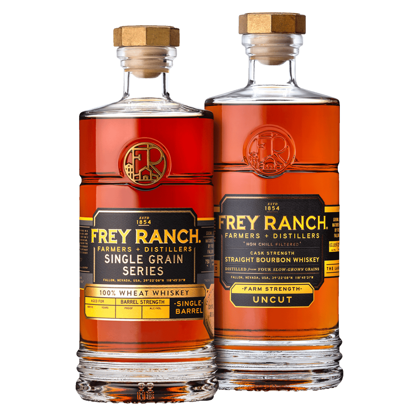 100% Wheat Single Barrel #20-0443 “Root Beer Float Barrel” + Farm Strength Uncut Bourbon