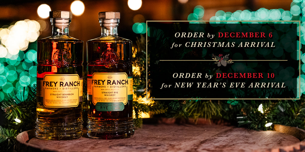Frey Ranch In Store Display Shop Award-Winning Farm to Glass Whiskey – Frey Ranch