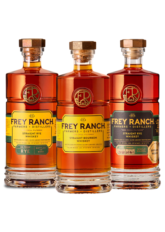 Frey Ranch Complete Collection With Single Barrel Rye Whiskey